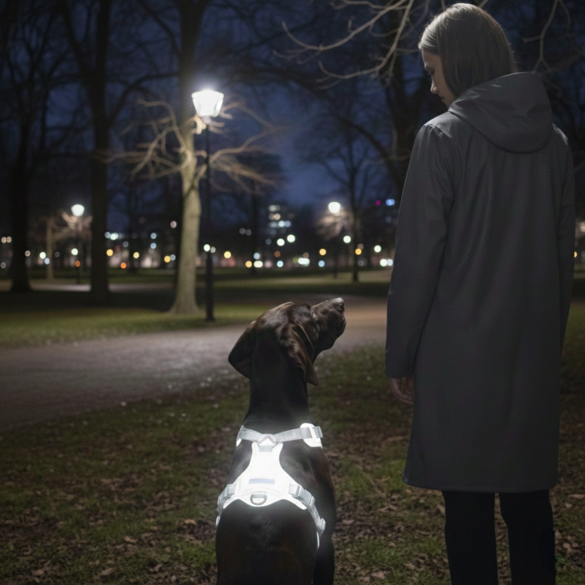 William Walker Hochwertiges Y-Hundegeschirr Lunar (Reflektierend)