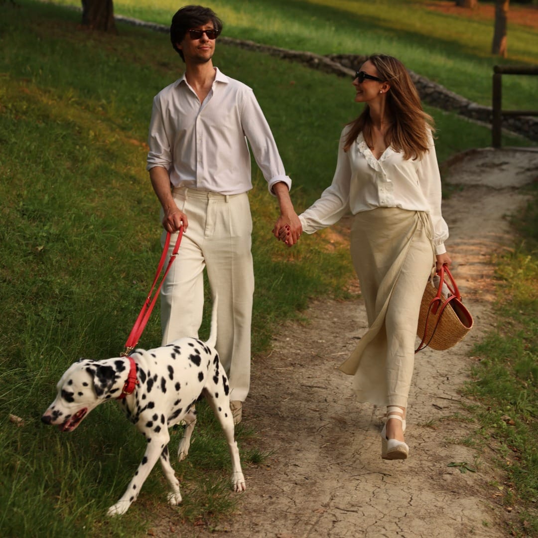 William Walker Leder Hundehalsband Chili (Rot)