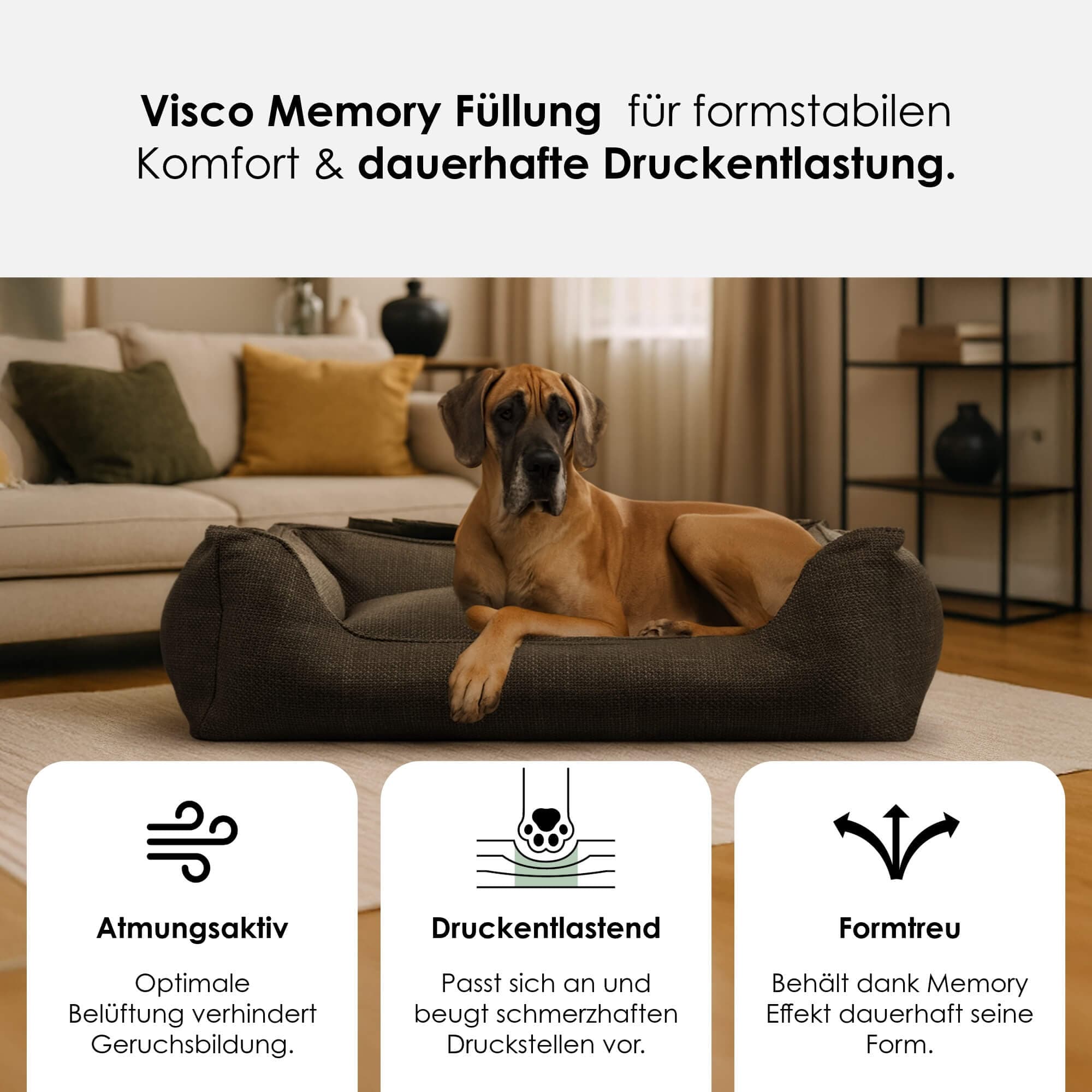 William Walker Orthopädisches Hundebett Luxe