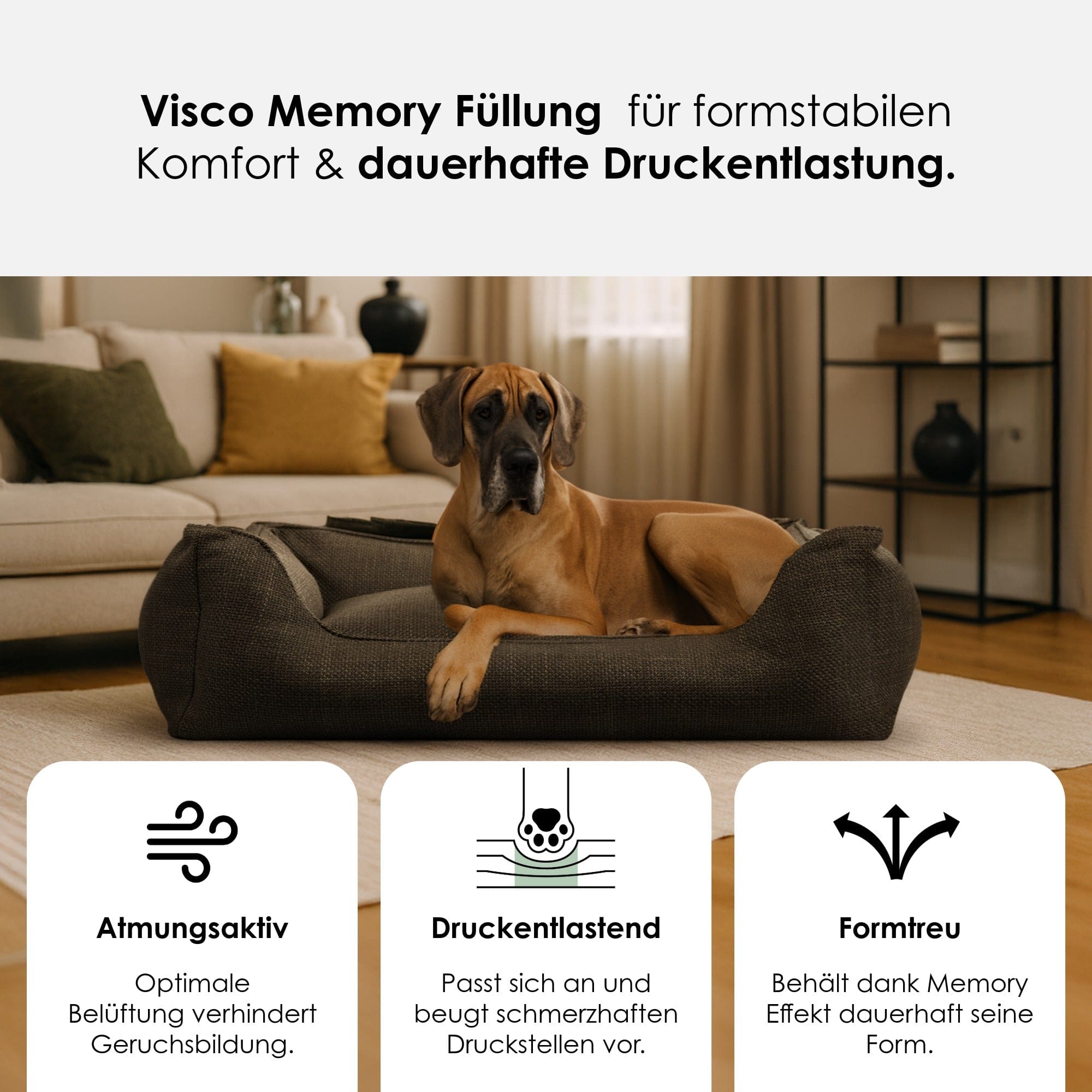 William Walker Orthopädisches Hundebett Luxe