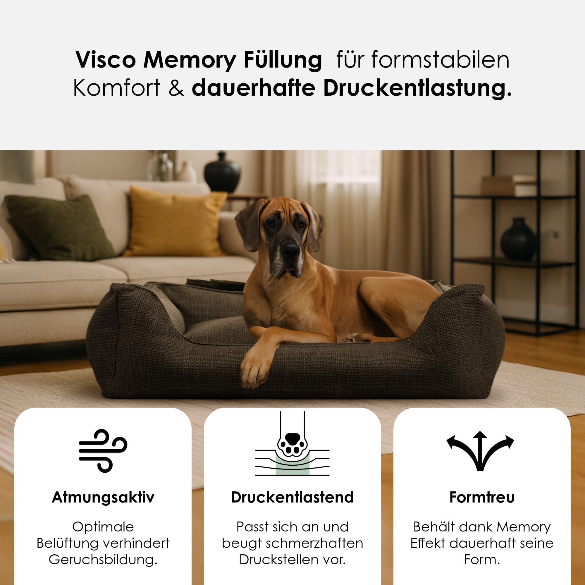 William Walker Orthopädisches Hundebett Luxe