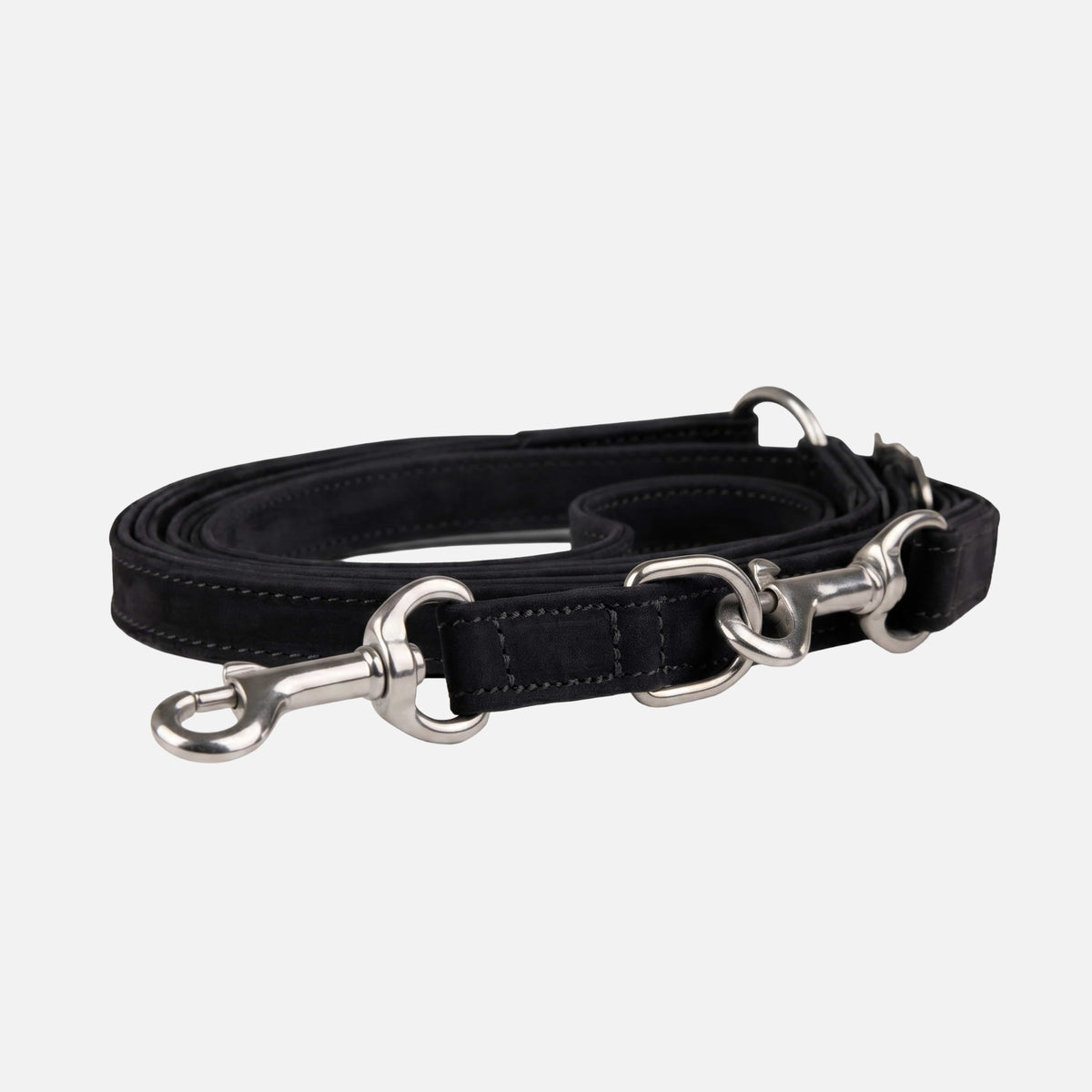 William Walker Guinzaglio per cani in pelle nubuck impermeabile regolabile senza limiti Handsfree