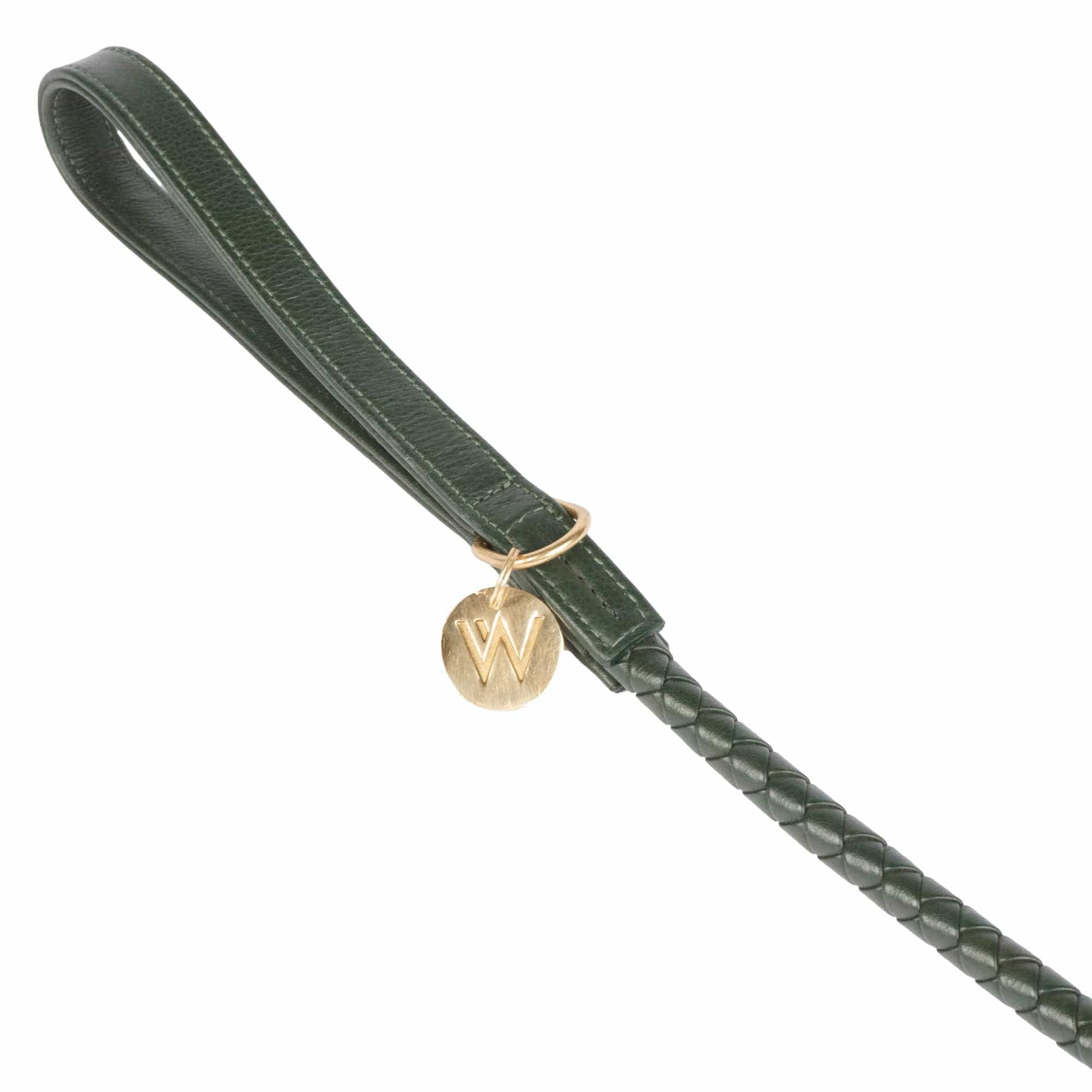 William Walker Hundeleine Twisted Dark Moss