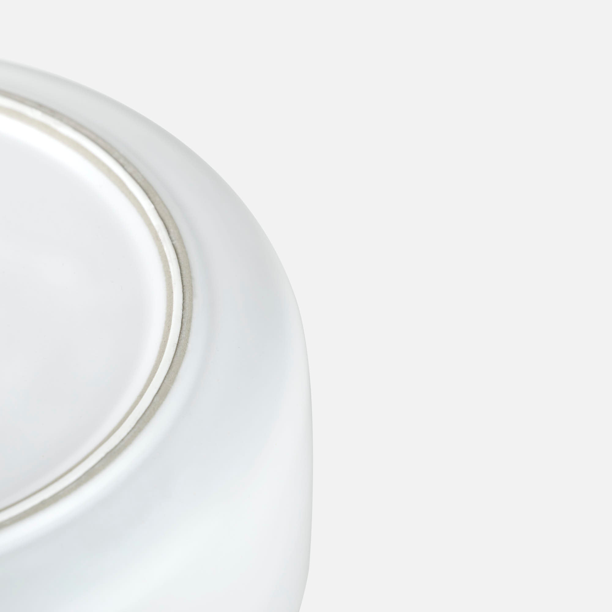 William Walker Keramik-Hundenapf Pearl LIMITED (dunkles-Logo)