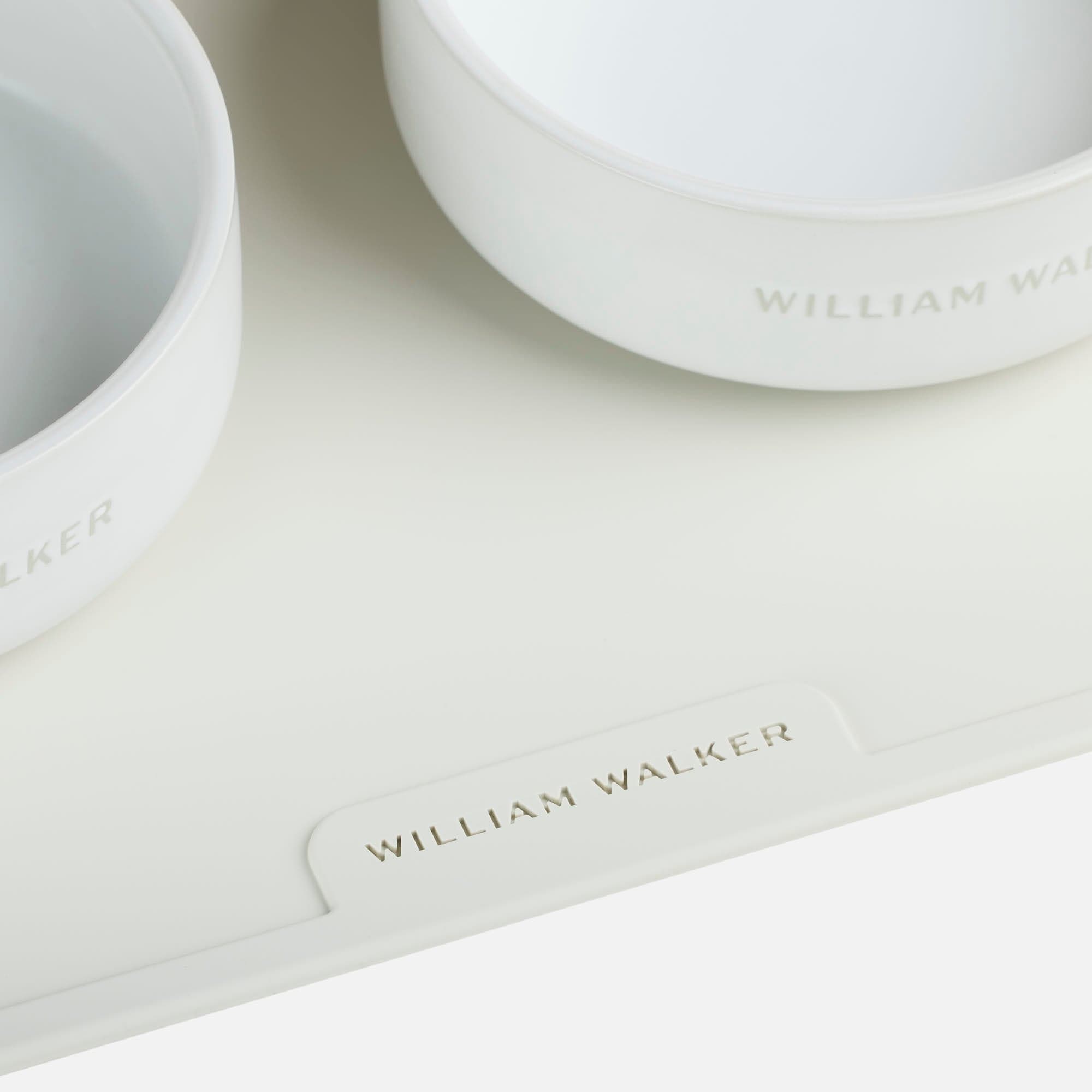 William Walker Keramik-Hundenapf Pearl (weiß)