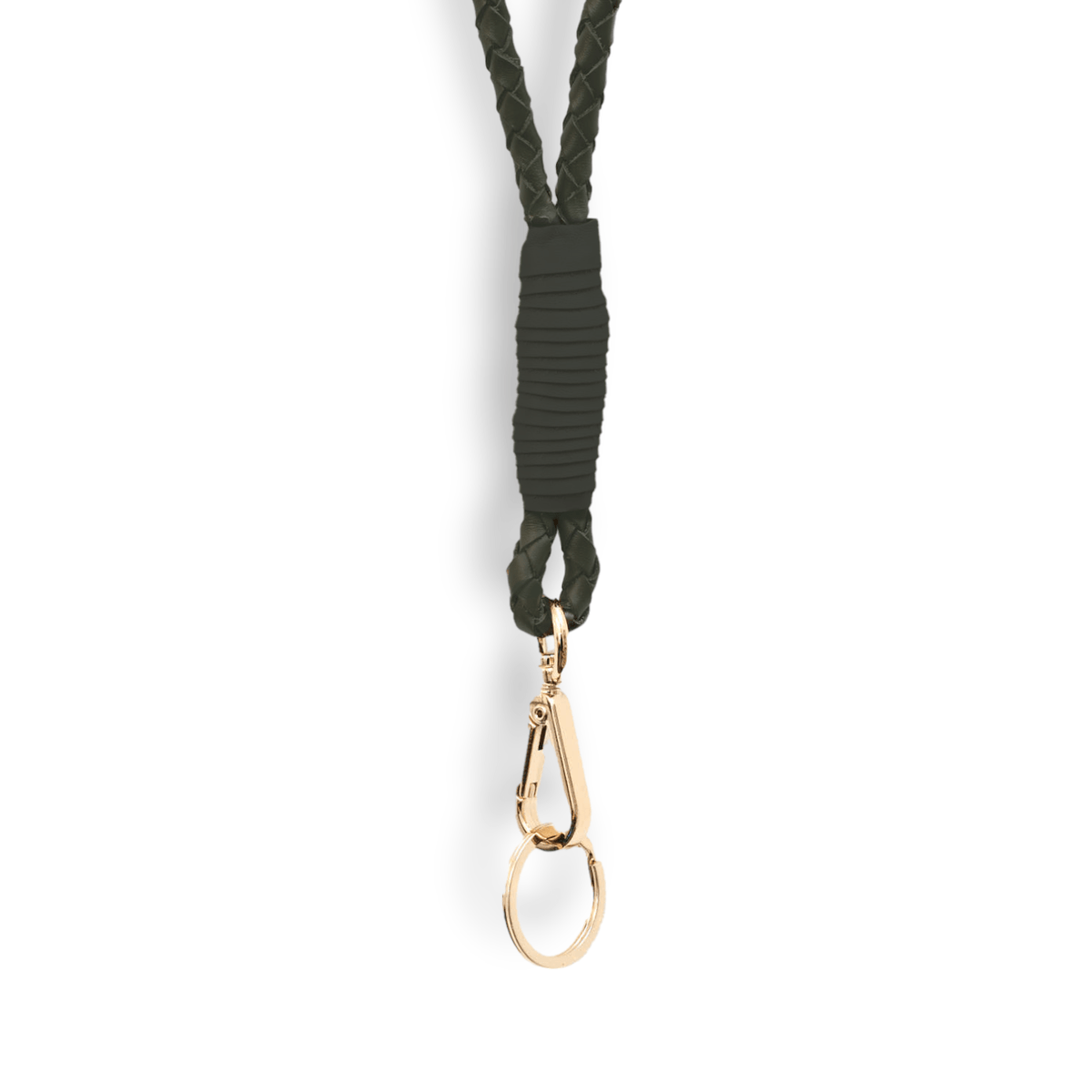 Collana in pelle per cani, verde