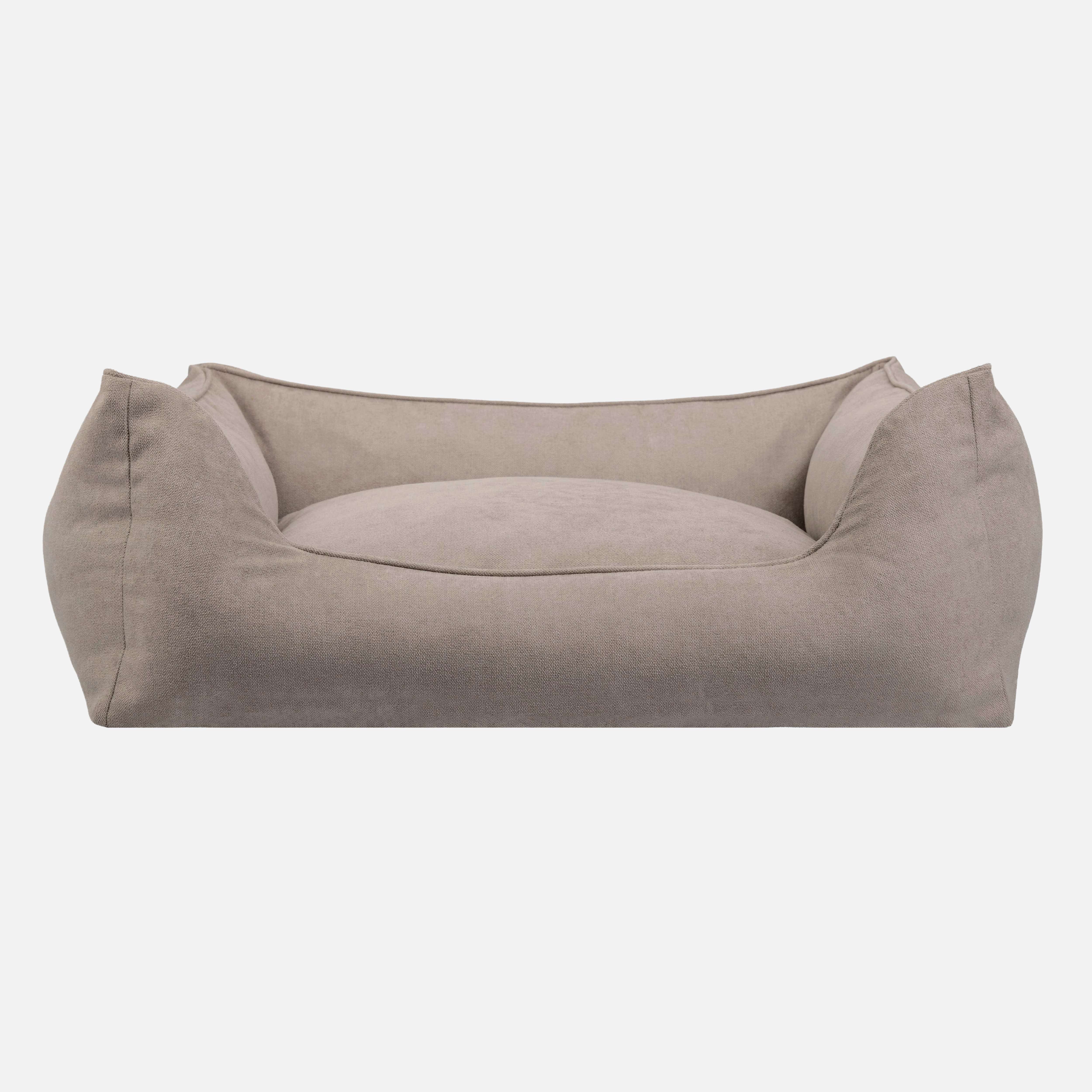 William Walker Orthopädisches Hundebett Plain Sand (Beige) / S / Kissen (Flocken)