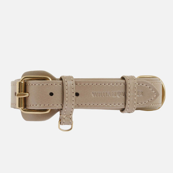 Collare per cani in pelle Sand (Beige)