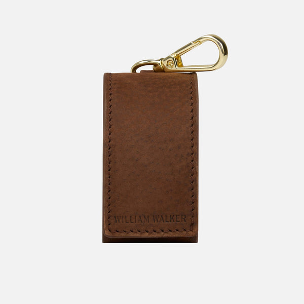 Porta sacchetti igienici in pelle nubuck impermeabile