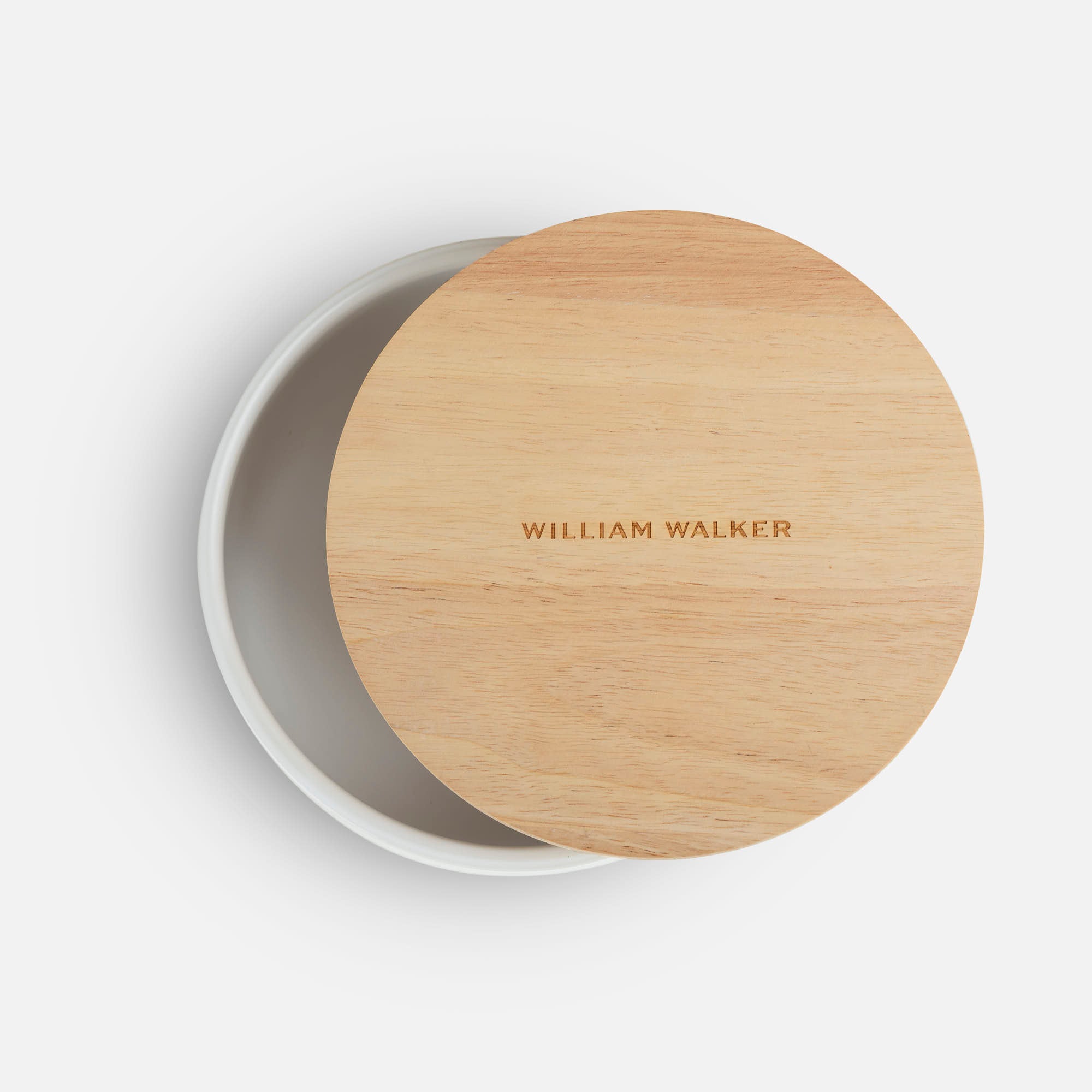 William Walker Napfdeckel Preserve aus Holz