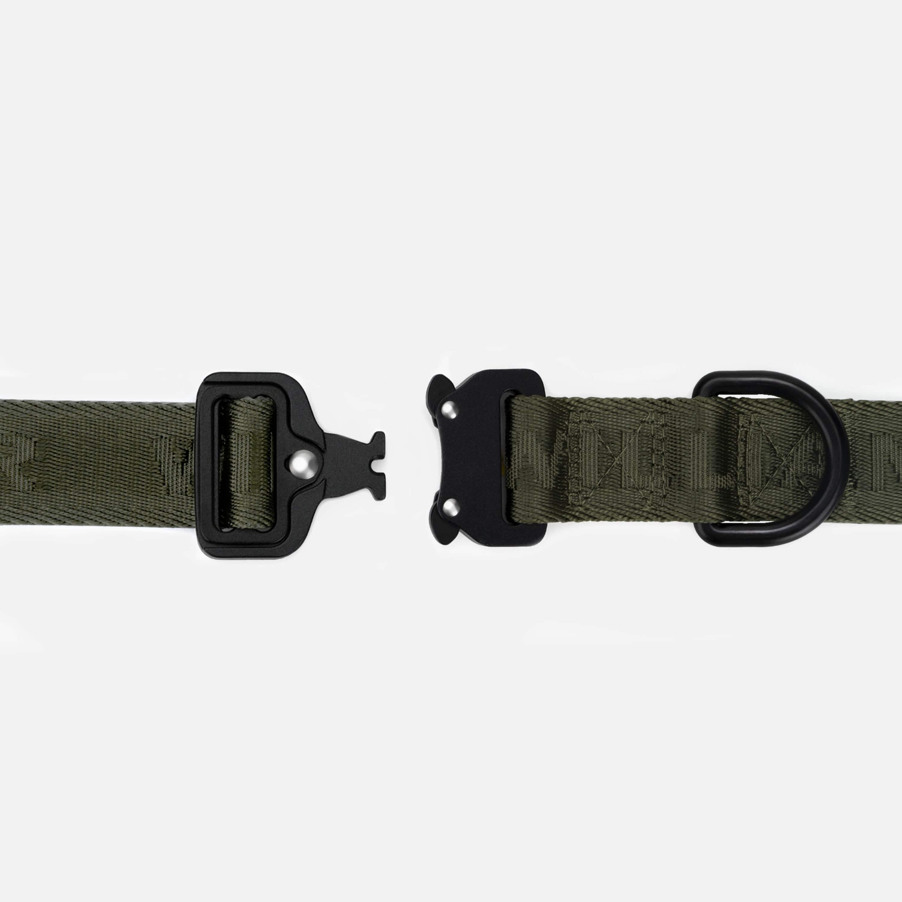 William Walker Jacquard Nylon Hundehalsband Forest (grün)