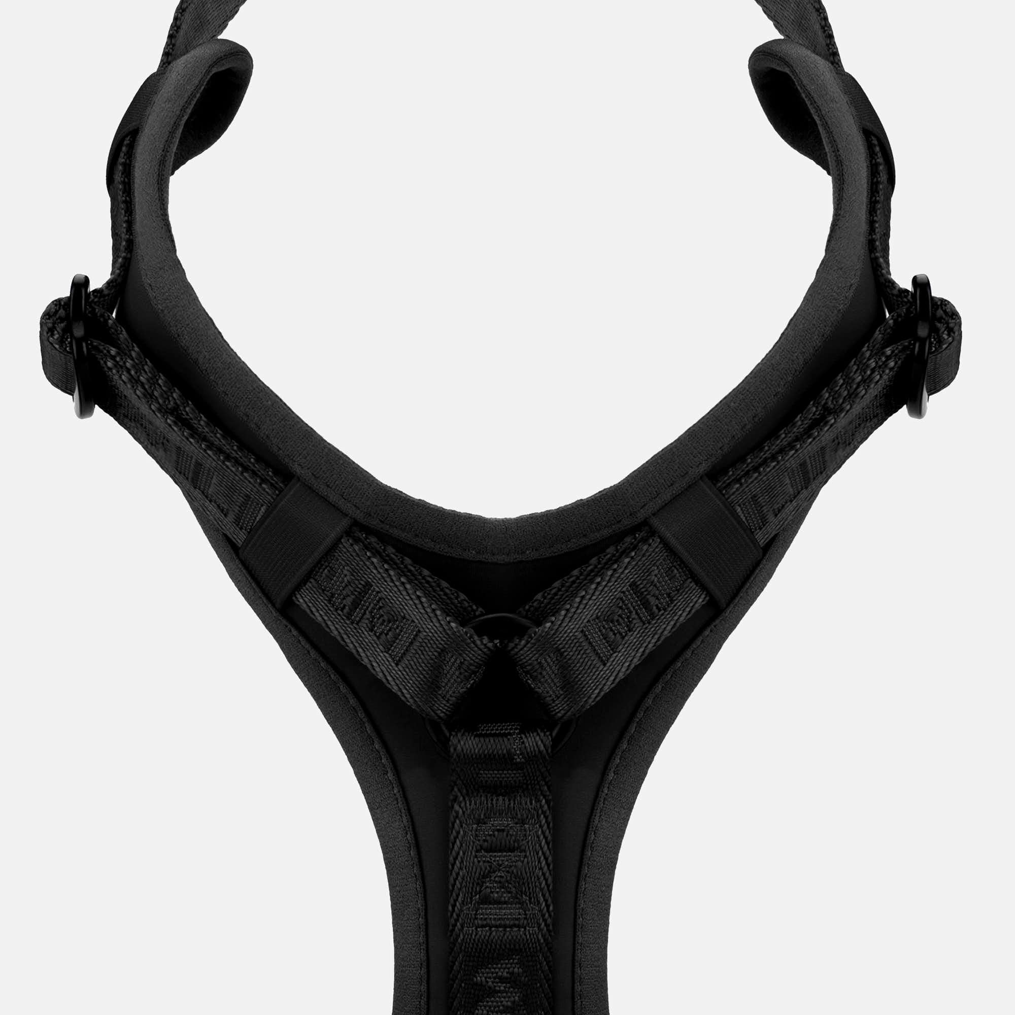 William Walker Hochwertiges schwarzes Y-Hundegeschirr Nero (schwarz)