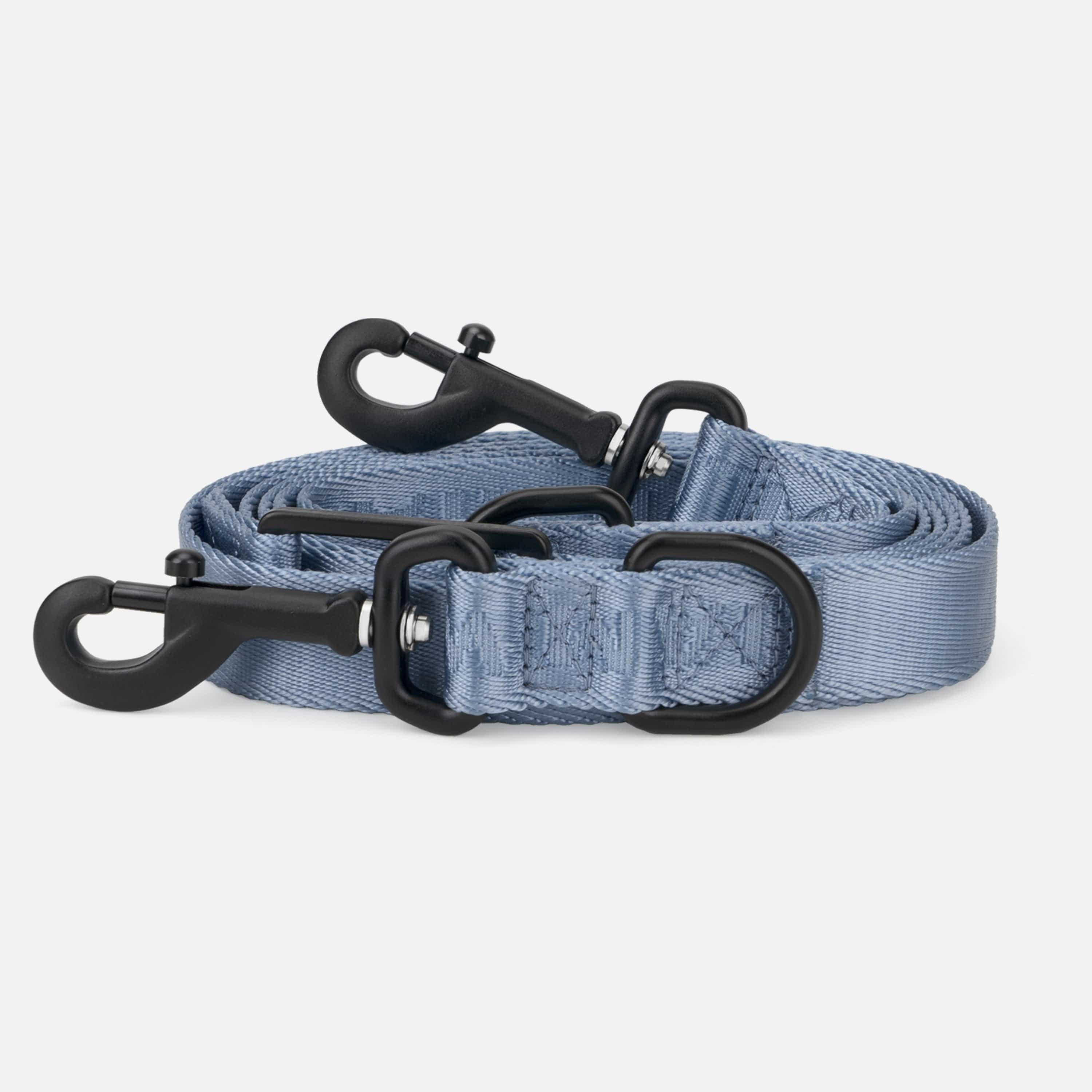 William Walker Jacquard Nylon Hundeleine Sky (blau)