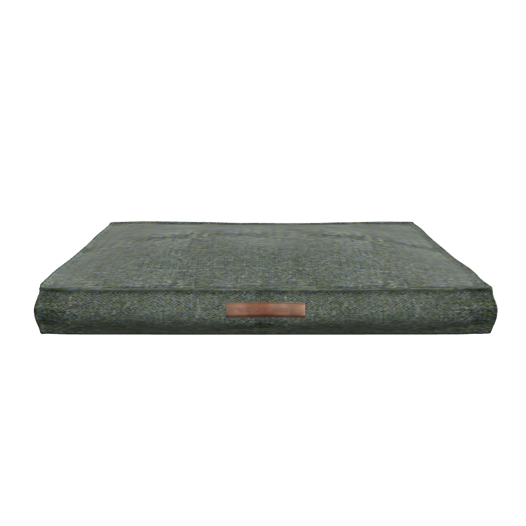 3D Ansicht Hundebett dark moss, 3D View chill dark moss,  AR View, AR Ansicht